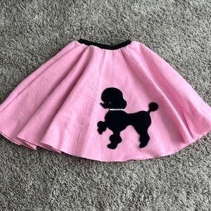girls halloween poodle skirt one size
